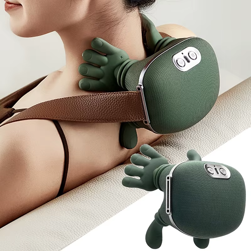 Experience Ultimate Relaxation with the 2026 Bionic Neck and Shoulder Massager N7 - Kneading Functionality and 3 Adjustable Modes for Total Body Relief