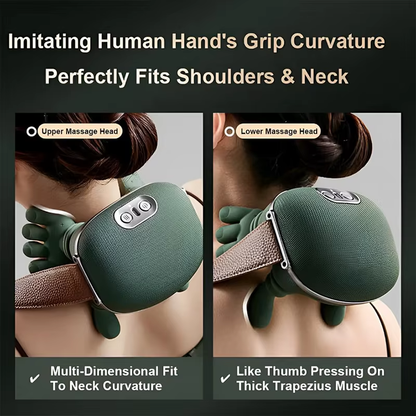 Experience Ultimate Relaxation with the 2026 Bionic Neck and Shoulder Massager N7 - Kneading Functionality and 3 Adjustable Modes for Total Body Relief