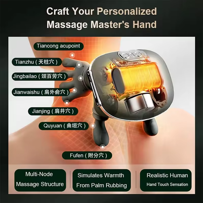 Experience Ultimate Relaxation with the 2026 Bionic Neck and Shoulder Massager N7 - Kneading Functionality and 3 Adjustable Modes for Total Body Relief